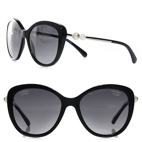 womens chanel sunglasses black